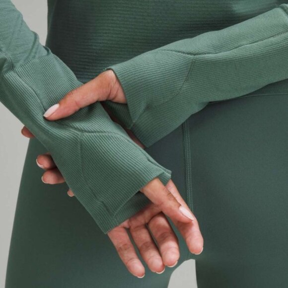 Lululemon Swiftly Tech Long Sleeve Shirt 2.0 Race Length in Medium Forest Size 8 - Picture 6 of 9